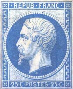 Le premier timbre dentelé